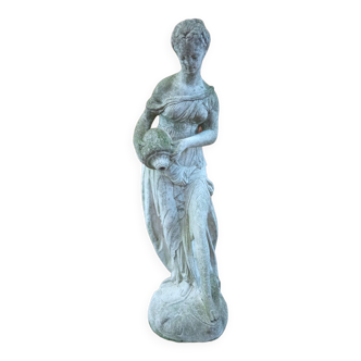 Reconstructed stone garden statue