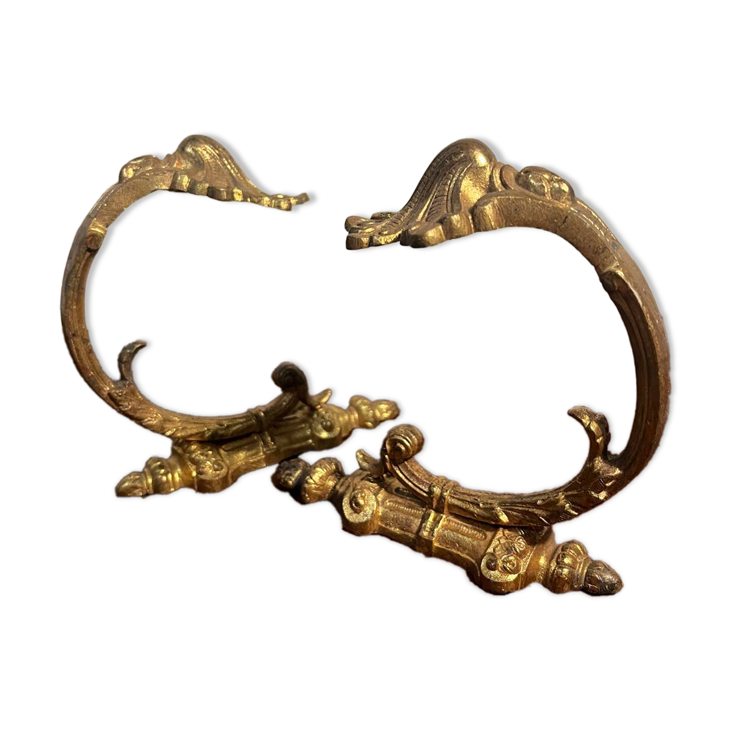 Bronze curtain tieback hook