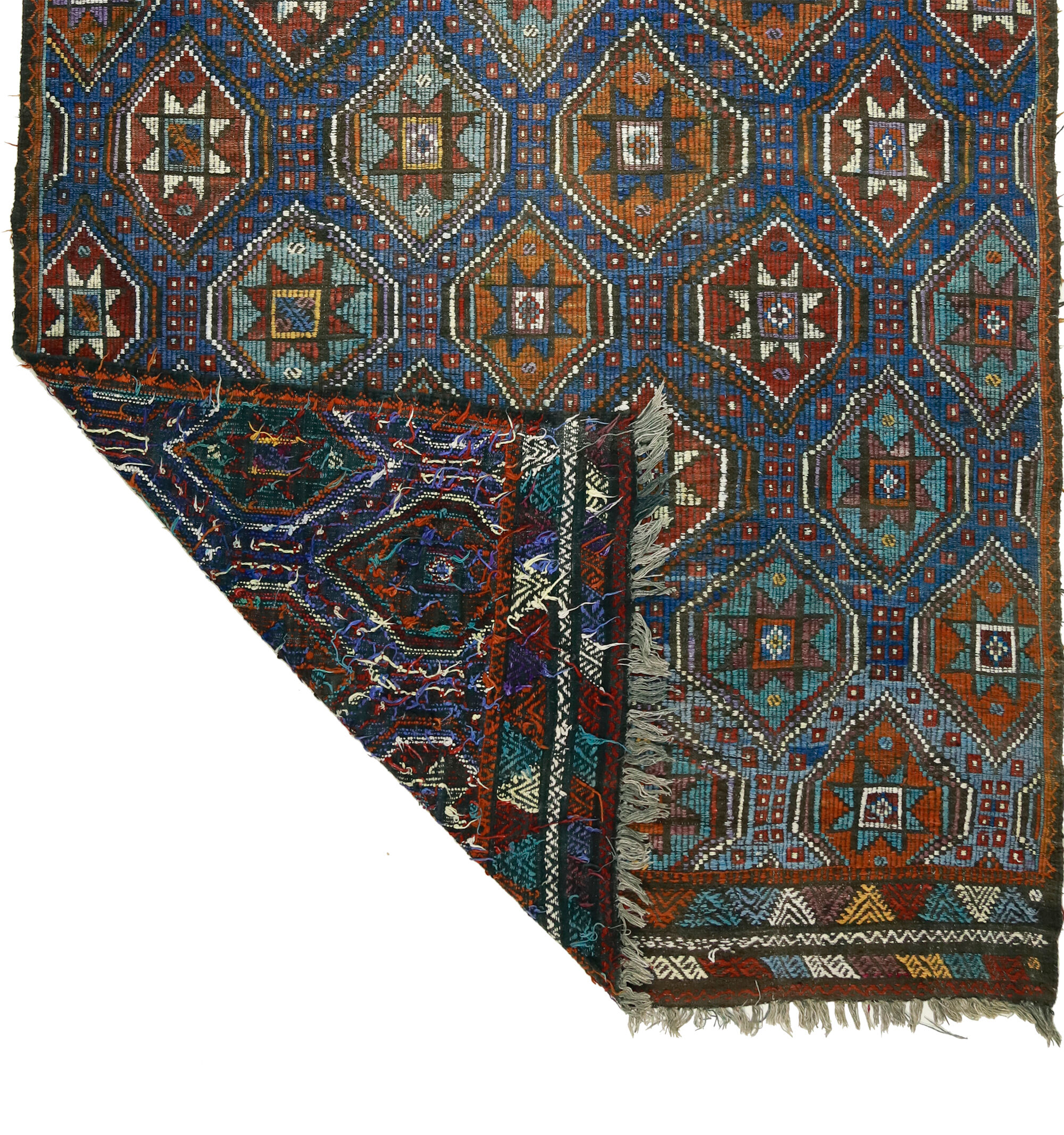 Anatolian handmade kilim rug 290 cm x 176 cm