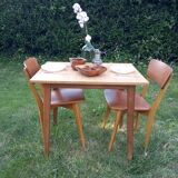 Table formica feet solid oak