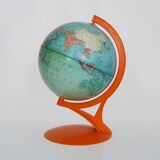 Globe terrestrial map world Editions Rico Florence Year 70