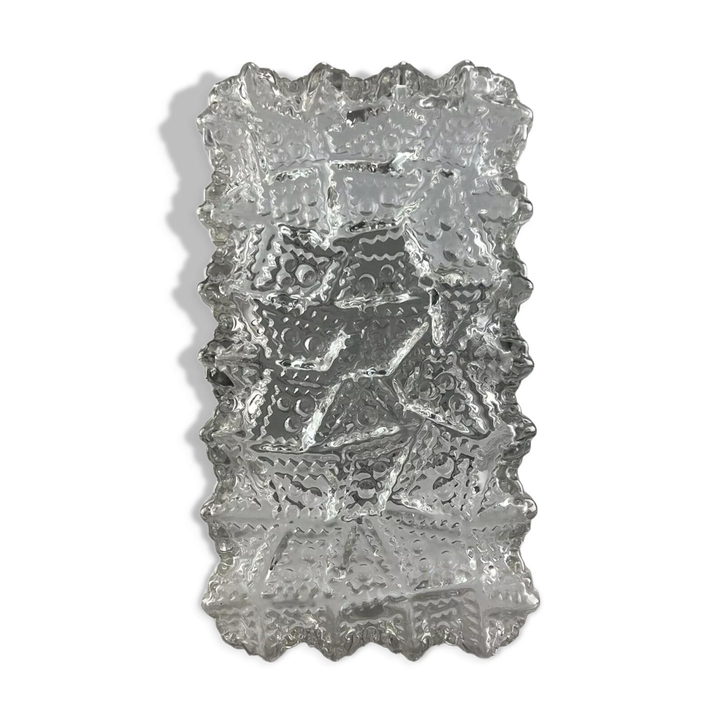 60s 70s lamp light wall lamp wall lamp ice glass space age design