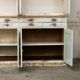 Very large antique pine dresser, 1950, beautiful original patina.