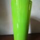 Green opaline vase