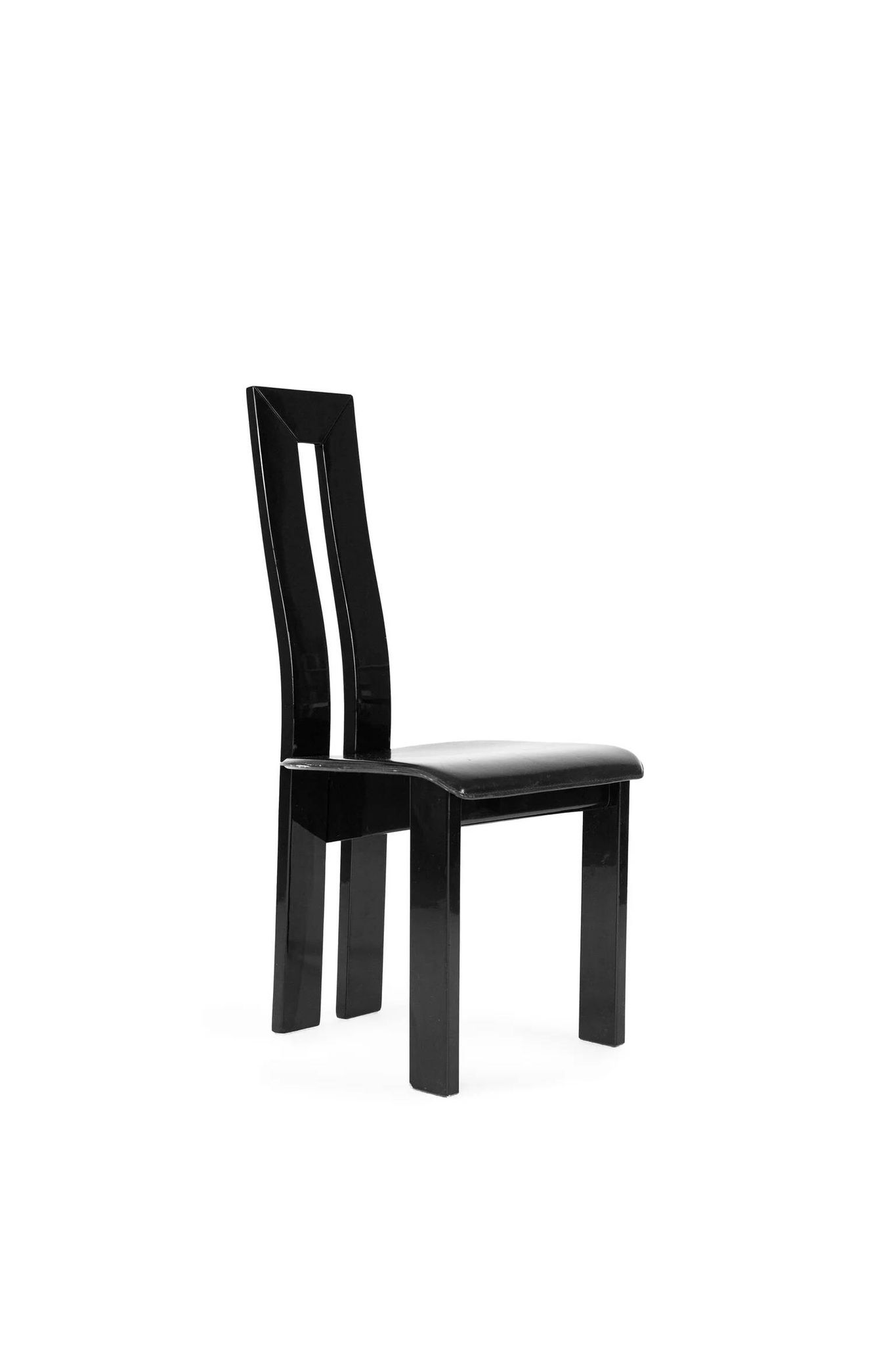 Set of 4 postmodern chairs by Pietro Constantini - Italy 1980s