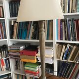 Desk lamp with rectangular lampshade