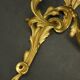 Large pair of stamped wall sconces in Louis XV style - gilded bronze