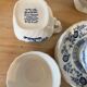 Blue Onion tea service by Myott Meakin 1982