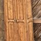 Vintage Parisian wardrobe in raw solid wood