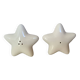 Salt and pepper shakers shaped like a starfish.
