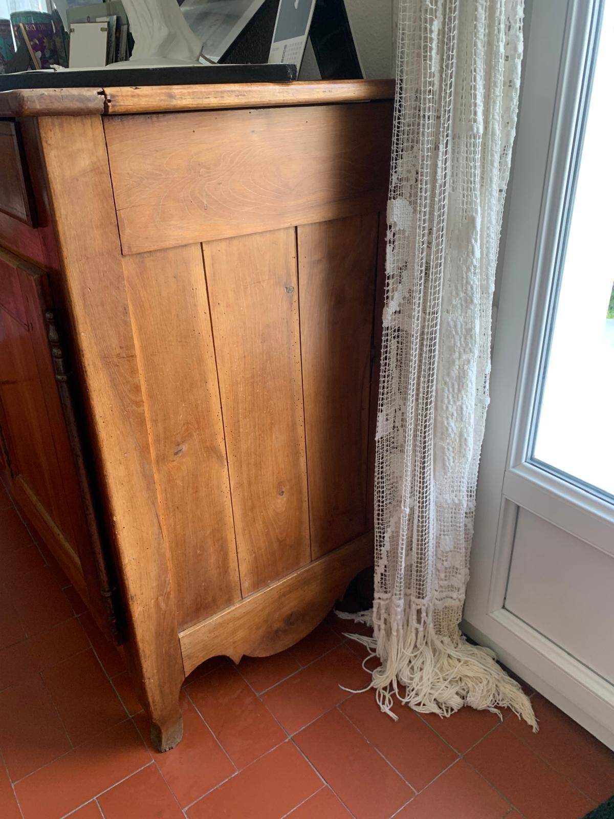 Old buffet in cherry wood