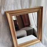 Gold rectangular mirror