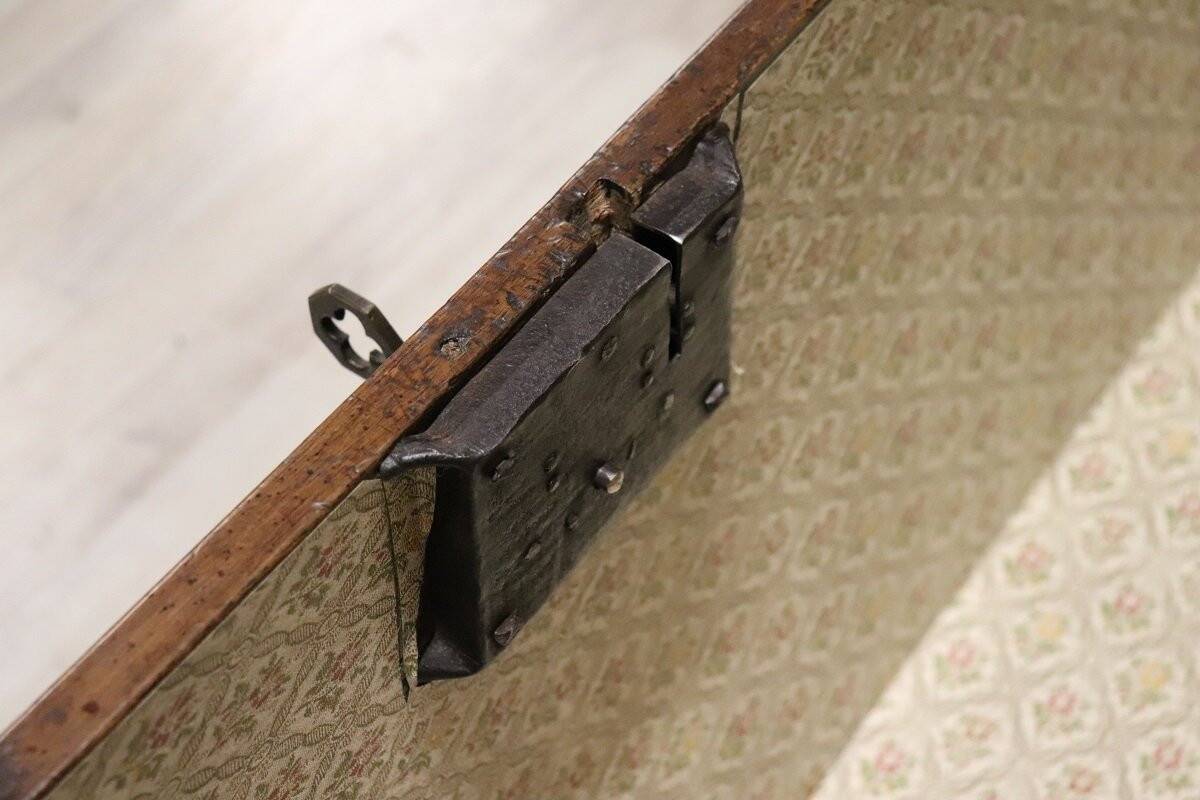 Antique Chest In Solid Walnut, Italy 18th Century