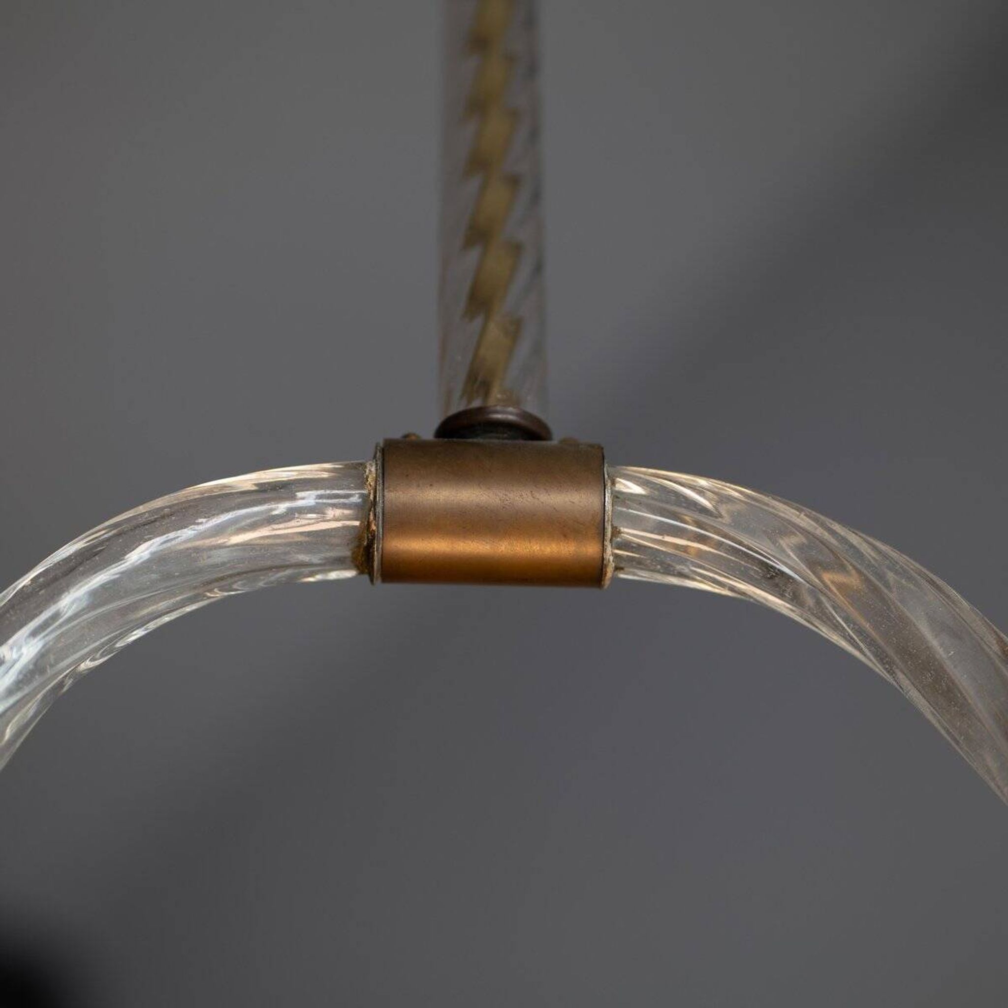 Murano glass pendant by Barovier & Toso, 1940s
