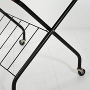 Table basse scandinave avec porte-revues, années 1960-70
