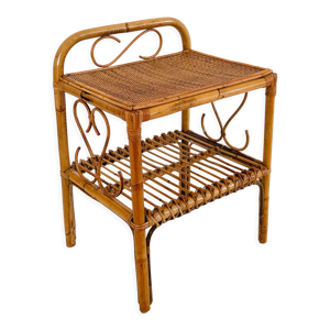 Table d'appoint en rotin, Italie