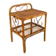 Table d'appoint en rotin, Italie années 60