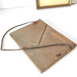 Pair small frames gilded wood 22 by 17cm