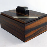 Macassar ebony art deco box