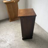 Dudouyt bedside table, oak, 1940.