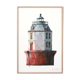"Libby", the lighthouse, art print 21/29.7 cm