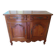 Rustic buffet Louis XV-Regency-jointed-massive wood-snail feet