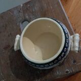 Hand painted Desvres style pot