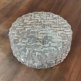 Round vintage glass ceiling light 24cm