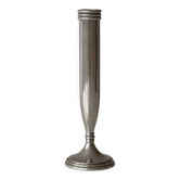 silver-plated single-stem vase