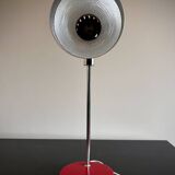 Lampe de bureau rétro en métal rouge
