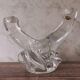 Pair of candle holders two crystal branches