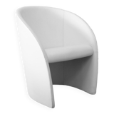 Intervista Leather Armchair by Massimo and Lella Vignelli for Poltrona Frau, 1989.