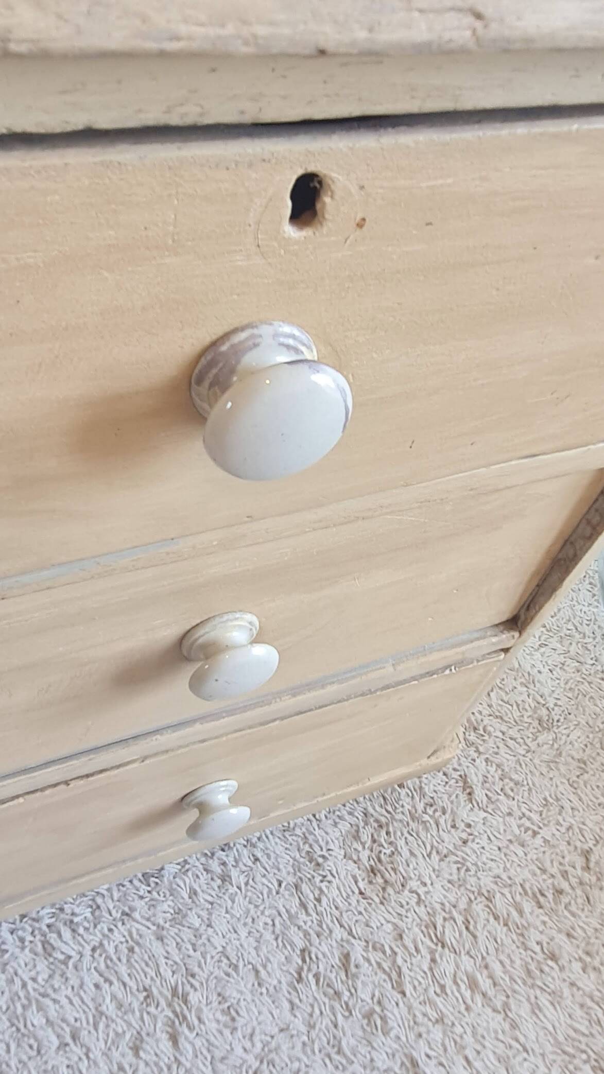 Commode ancienne de style anglais