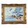 Marine painting “Littoral Breton” signed Marijane le Goaster – 1985