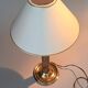 Lampe néoclassique en laiton doré 1940/1950