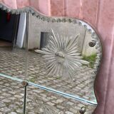 Louis XV sculpted bistro brasserie mirror 1960 200x100cm