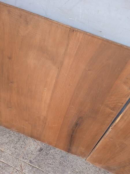 2 carved walnut woodwork panels early 20th century