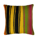 Vintage turkish kilim cushion cover, 60x60 cm