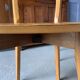 Pair of vintage 70's chairs with compass feet