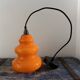 Suspension en opaline orange