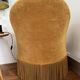 Fauteuil Crapaud velours vintage