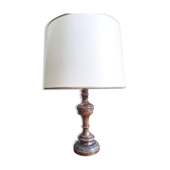 Wooden lamp foot