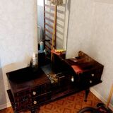 Small storage cabinet with mirror
