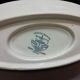 Creil and montereau sauce dish on porcelain sleeper signed, 19th century