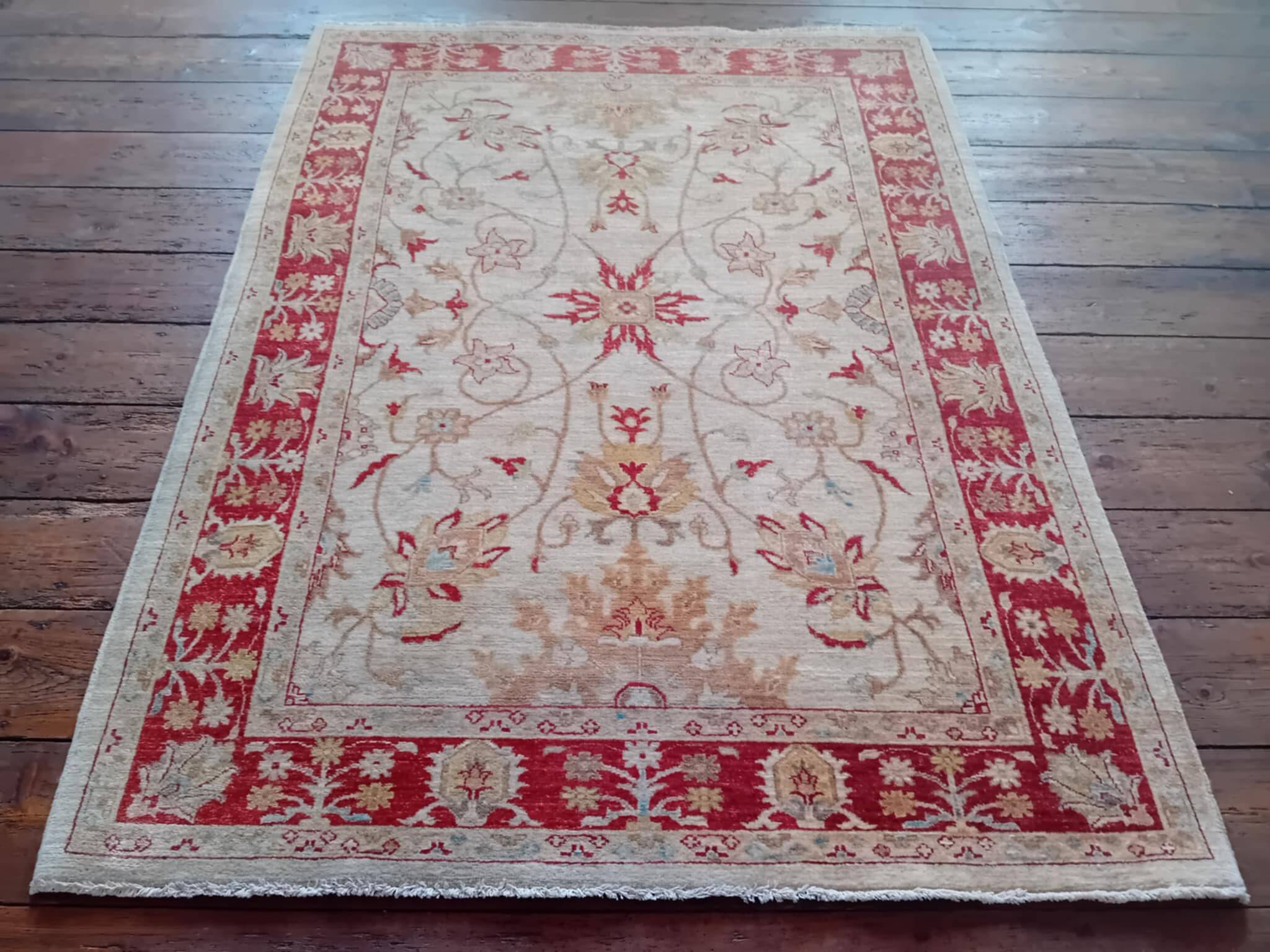 Handmade Chobi Ziegler Rug 200x147cm