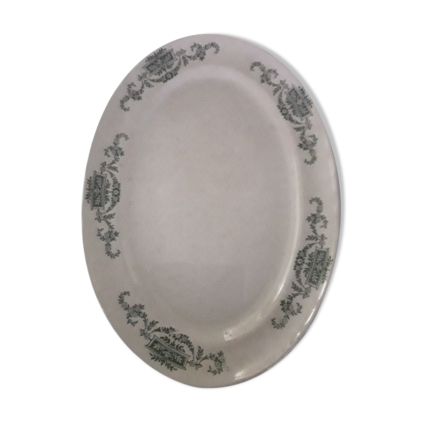 Longchamp faienceries oval dish