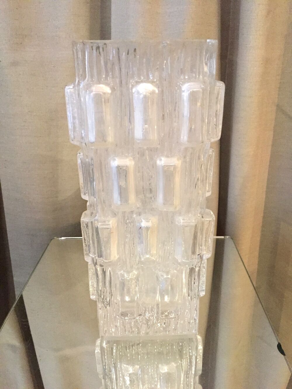 Vase art deco rectangle