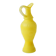 Mid-century Glass Lemon Patterned Yellow Jug / Limoncello Carafe / Italy