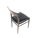 Set of four Danish designer chairs from Harry Østergaard from the 60s