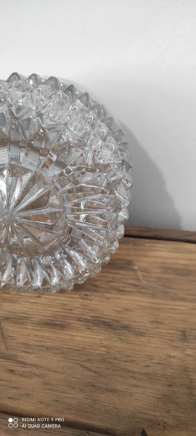 Vintage glass ceiling light